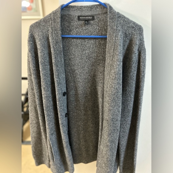 Banana Republic Gray Cardigan - XL - Picture 1 of 3